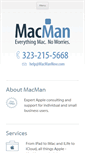 Mobile Screenshot of macmannow.com